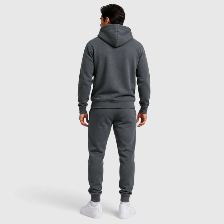 Loungeset för herr, huvtröja och joggingbyxor