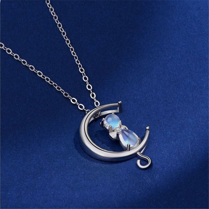 Månsten Halvmåne och Katt Halsband