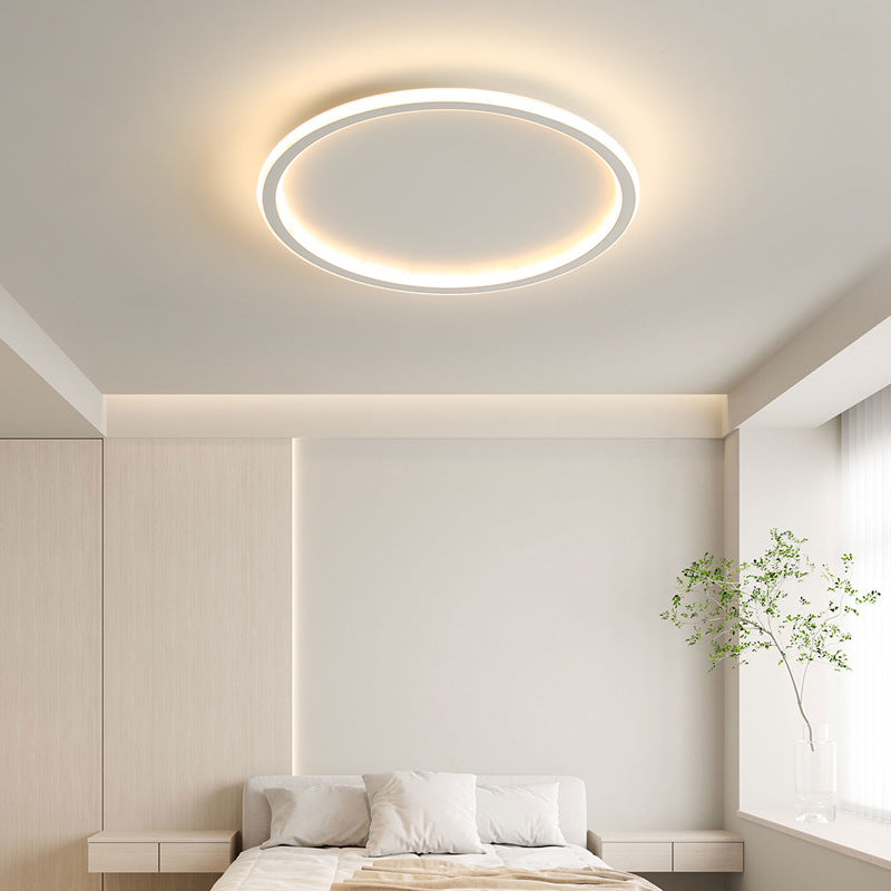 Skandinavisk rund taklampa med LED-sken