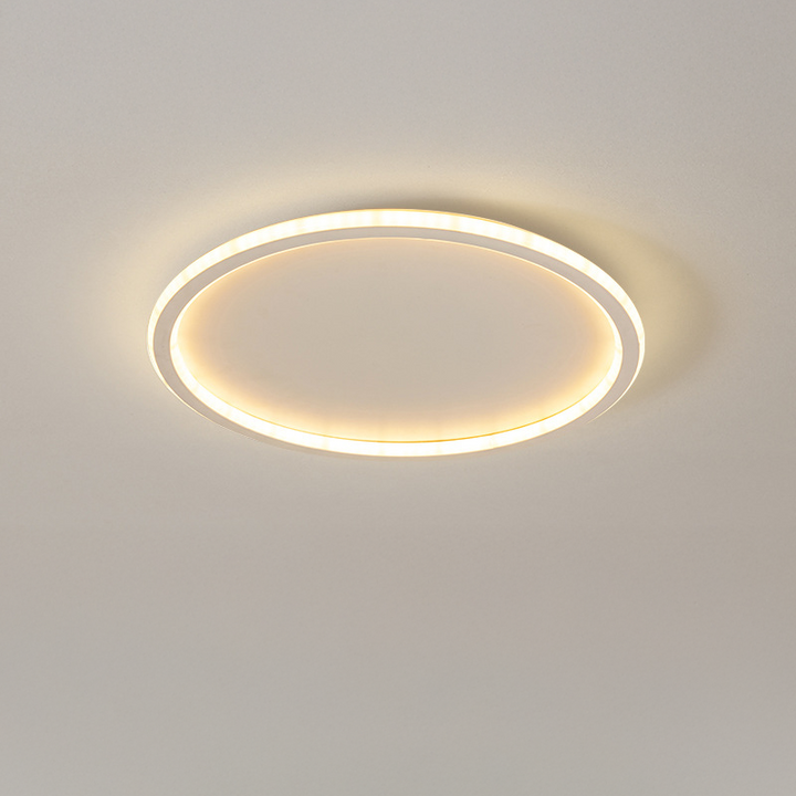 Skandinavisk rund taklampa med LED-sken