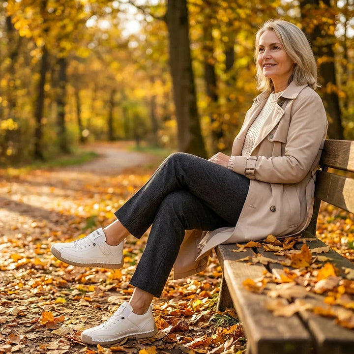 Bekväma, stödjande slip-on-sneakers