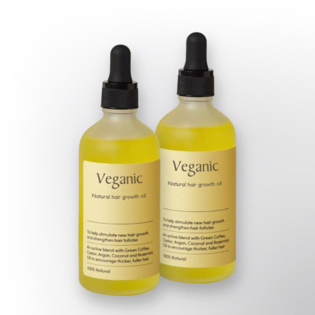 Vegansk hårväxtolja - 100 % naturligt serum