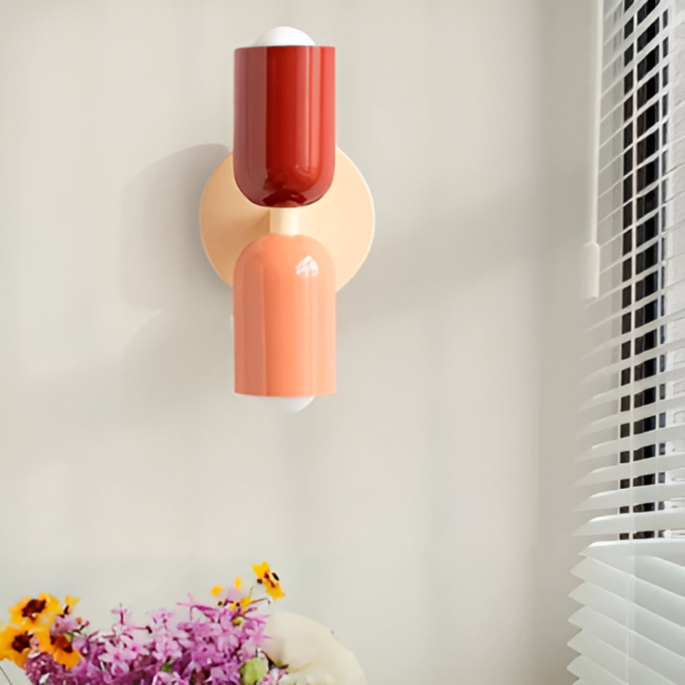 Dubbelsidig LED-Väggljuslampa i Nordisk Design - Modern Belysning för Hemmet