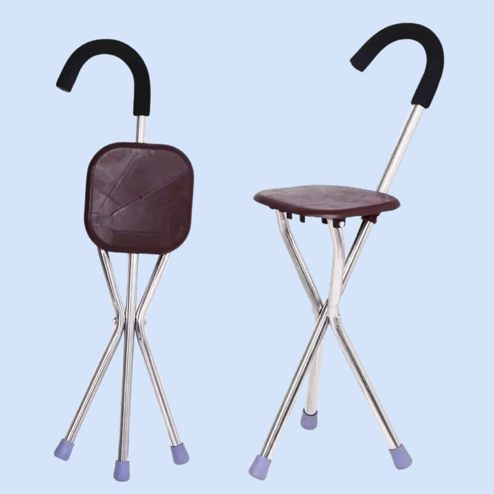 CrutchSeat - Hopfällbar pall för komfort - lätt och portabel