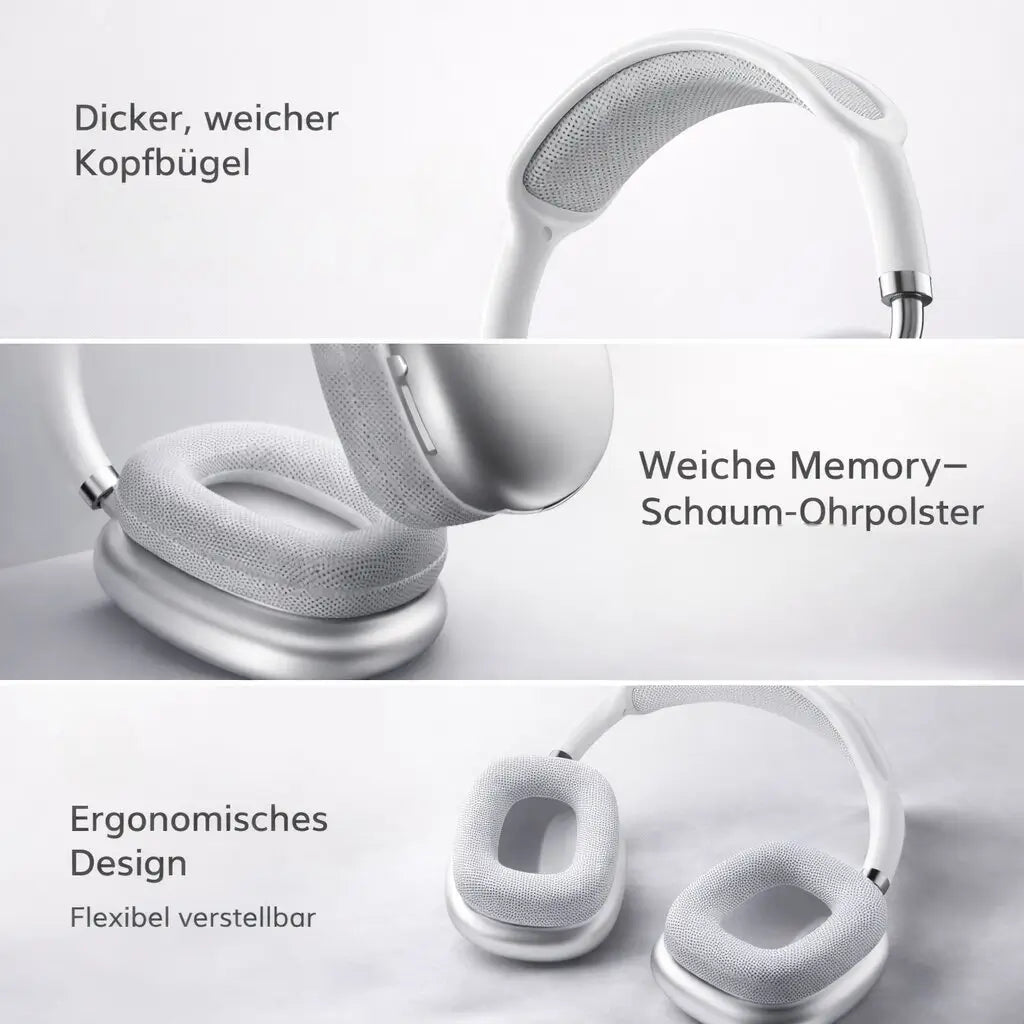 Over-ear-hörlurar med brusreducering och Bluetooth (ANC)