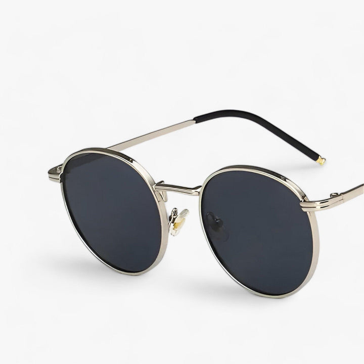 Unisex designsolglasögon med runda glas – Nova