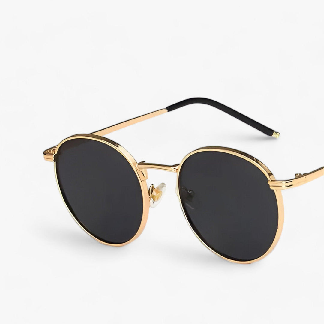 Unisex designsolglasögon med runda glas – Nova