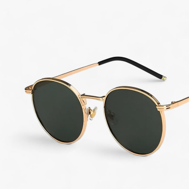 Unisex designsolglasögon med runda glas – Nova