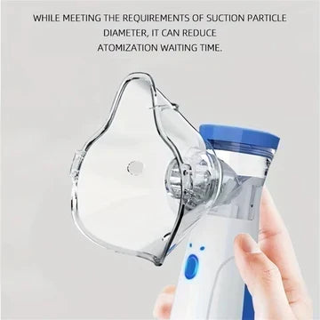 Bärbar mesh-inhalator för vuxna och barn – tyst, USB-laddningsbar inhalator