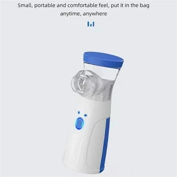 Bärbar mesh-inhalator för vuxna och barn – tyst, USB-laddningsbar inhalator
