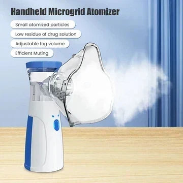 Bärbar mesh-inhalator för vuxna och barn – tyst, USB-laddningsbar inhalator