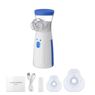 Bärbar mesh-inhalator för vuxna och barn – tyst, USB-laddningsbar inhalator