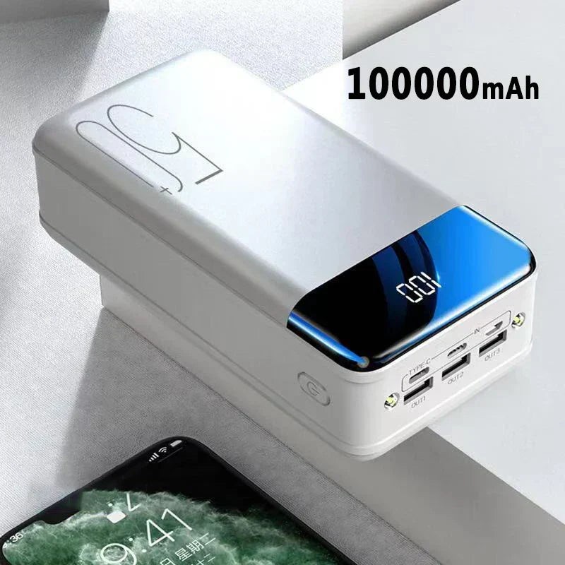 Powerbank 50 000 mAh med ultrahög kapacitet