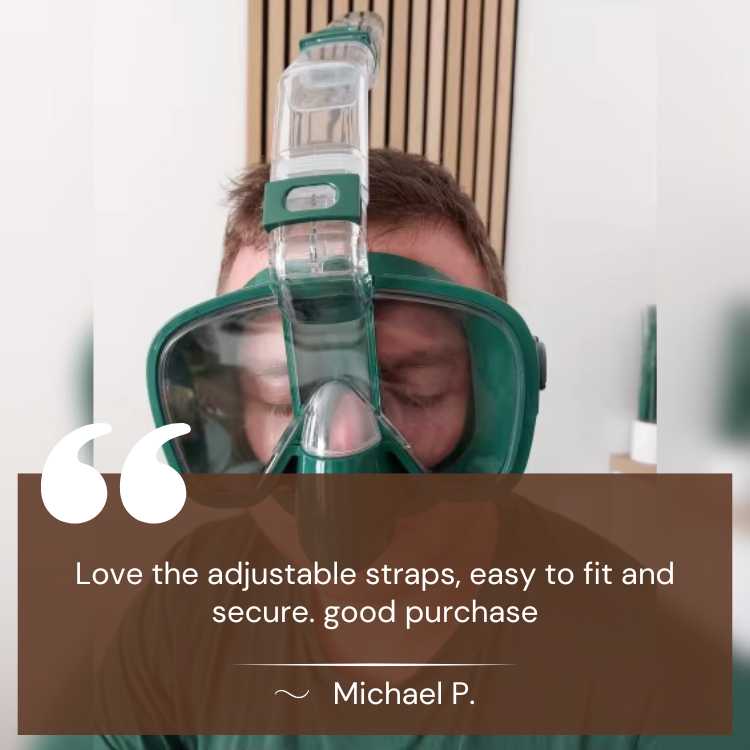 Hopfällbar snorkelmask ProDive