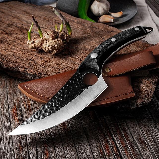 Japansk kökskniv Huusk Premium Control Pro handgjord