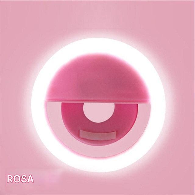 Bärbar ringlampa för selfies – GlowSnap