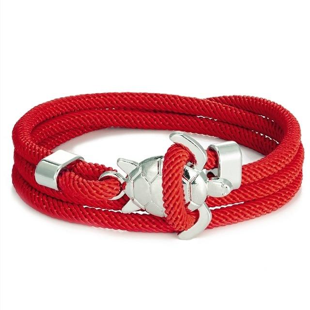 Elegant silverarmband med havssköldpaddsmotiv