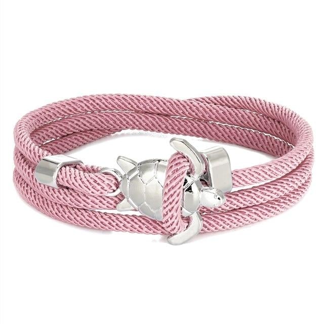 Elegant silverarmband med havssköldpaddsmotiv
