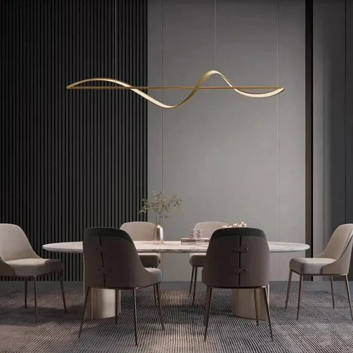 Hänglampa "Fala" – modern LED-lampa för bord eller köksö