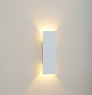 Modern utomhuslampa – LED-vägglampa upp/ner, vattentät, vertikal design