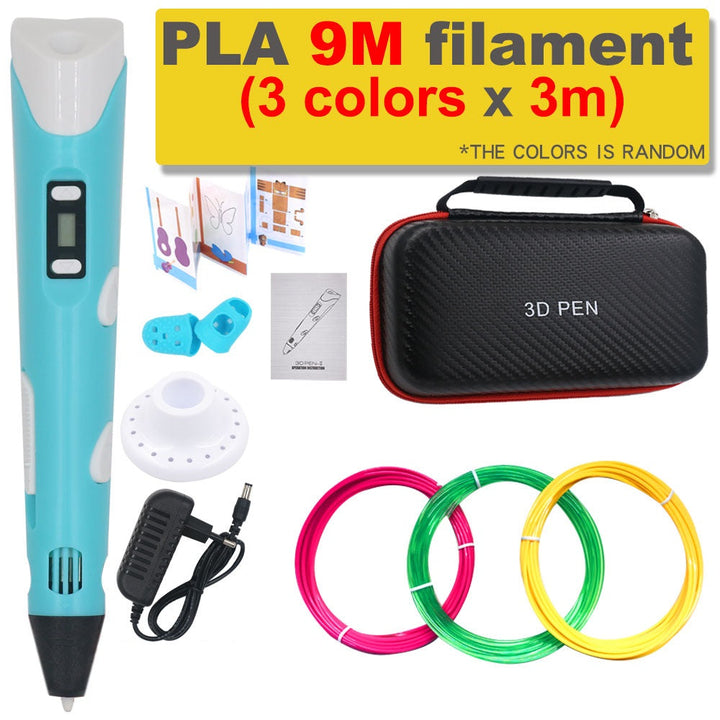 3D-skrivarpenna gör-det-själv med 200 m PLA-filament - present till barn