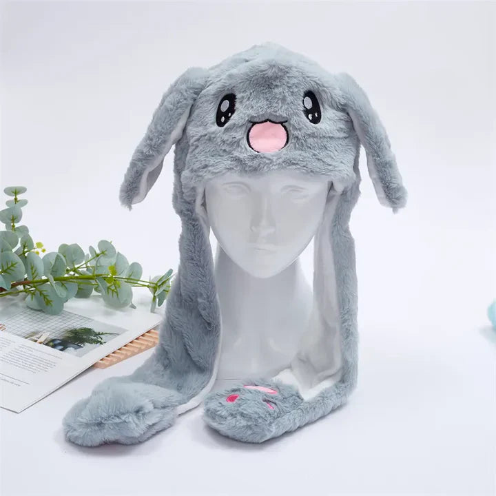 Bounce Bunny - söt mössa med rörliga öron för skoj och värme