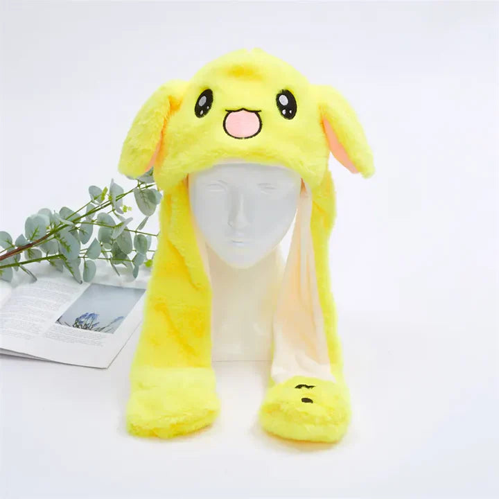 Bounce Bunny - söt mössa med rörliga öron för skoj och värme