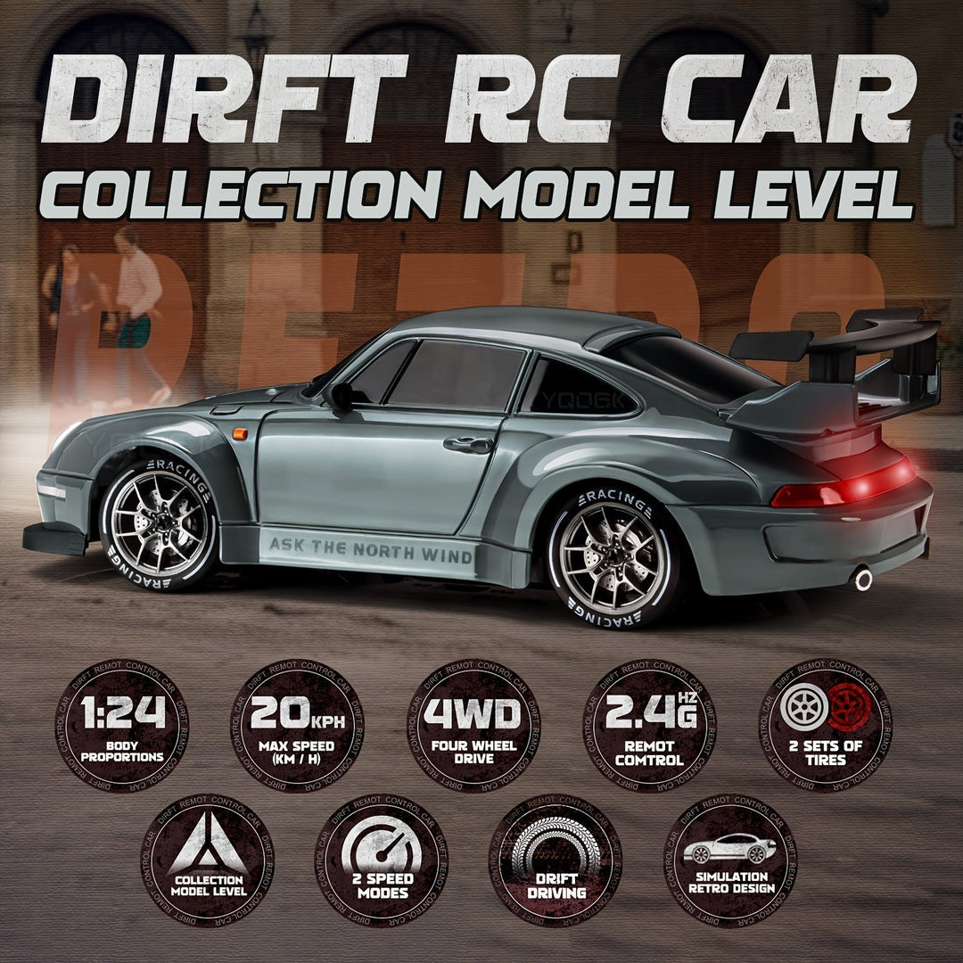 Ultimate Drift Racer 1:24 – radiostyrd bil med upplysta hjul