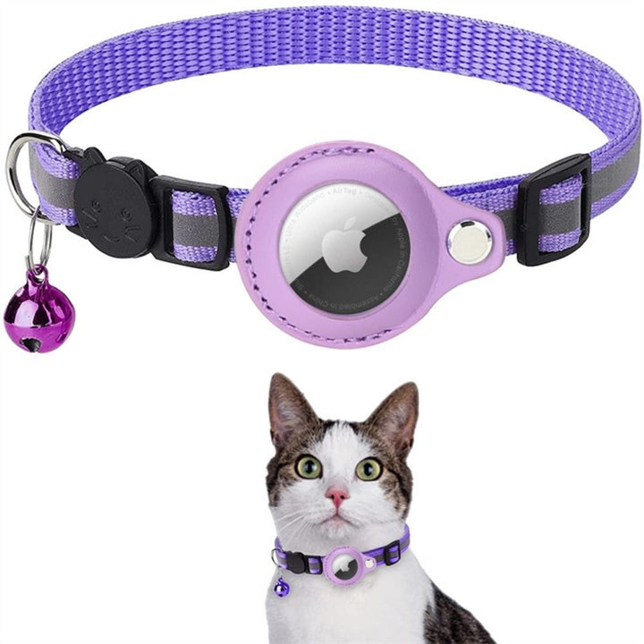 GPS-halsband för katter med reflekterande design