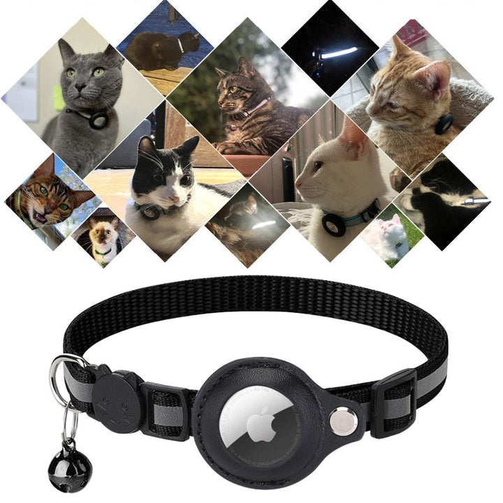 GPS-halsband för katter med reflekterande design