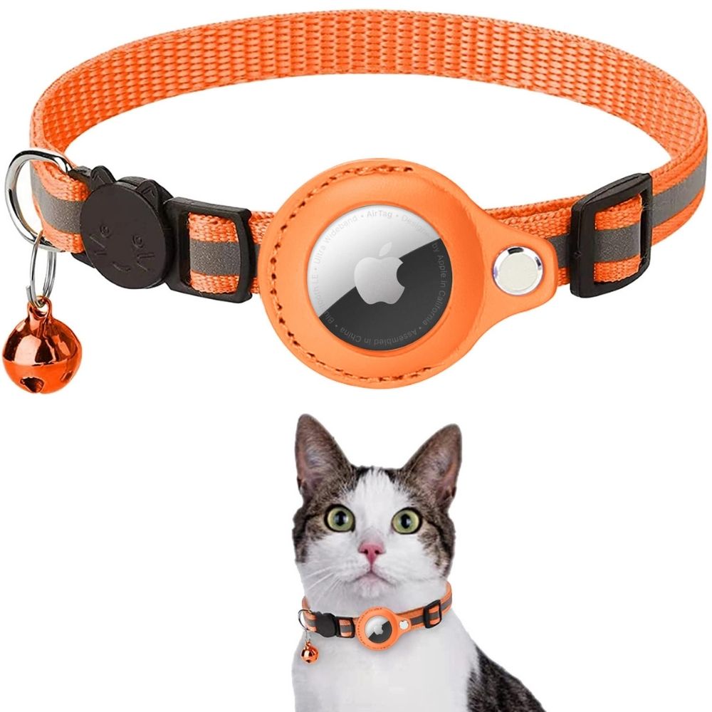 GPS-halsband för katter med reflekterande design