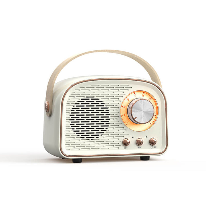 Sandsberg Retro Radio Bluetooth-högtalare | Sladdlös | Portabel | Elegant ljud för hemmet och på resande fot