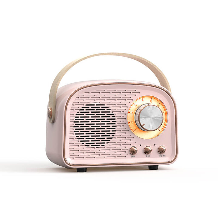 Sandsberg Retro Radio Bluetooth-högtalare | Sladdlös | Portabel | Elegant ljud för hemmet och på resande fot