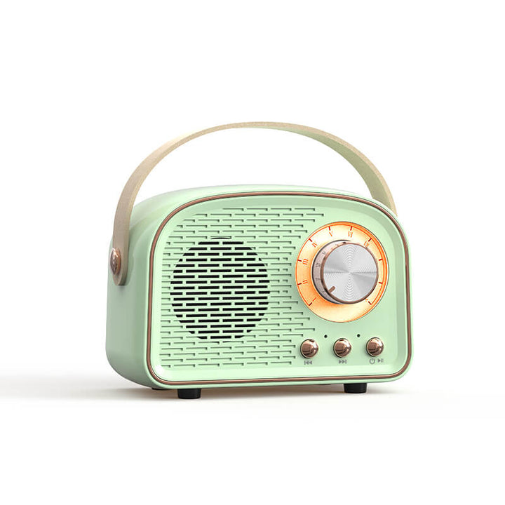 Sandsberg Retro Radio Bluetooth-högtalare | Sladdlös | Portabel | Elegant ljud för hemmet och på resande fot