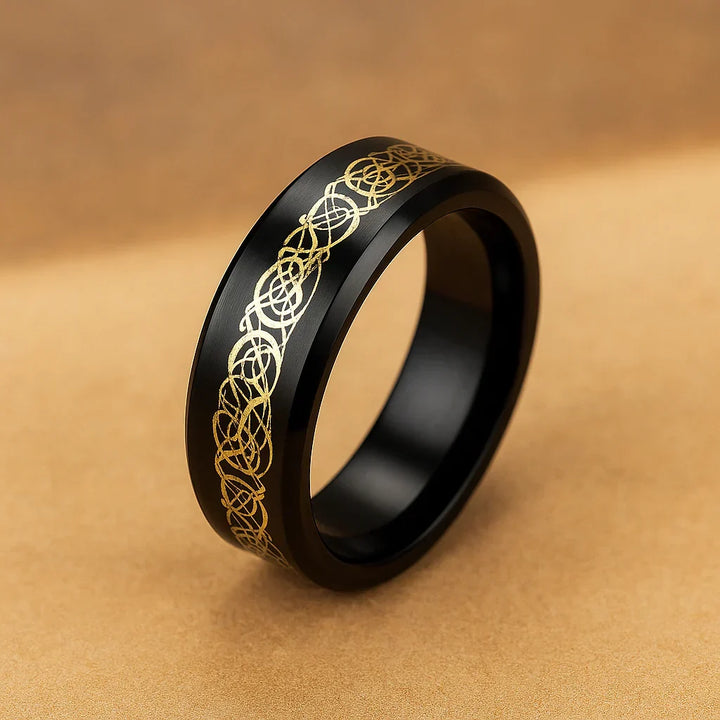 Evighetsring i silver med förfinade detaljer