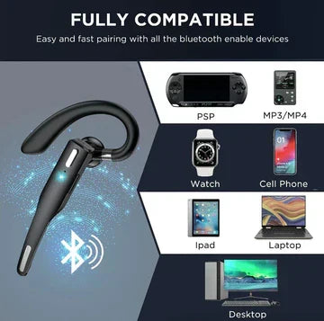Trucker Dual Mic trådlöst Bluetooth 5.1 headset/hörlurar med brusreducering