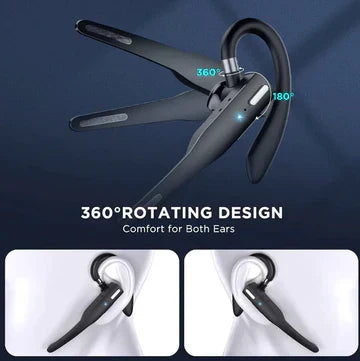 Trucker Dual Mic trådlöst Bluetooth 5.1 headset/hörlurar med brusreducering