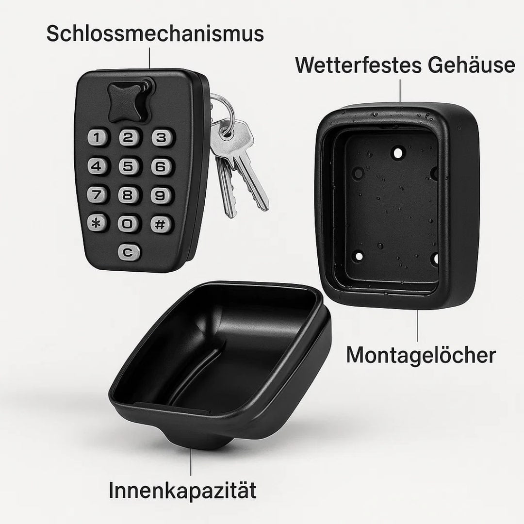 Utomhus nyckelbox | Nyckelbox med kod | SafeHaus