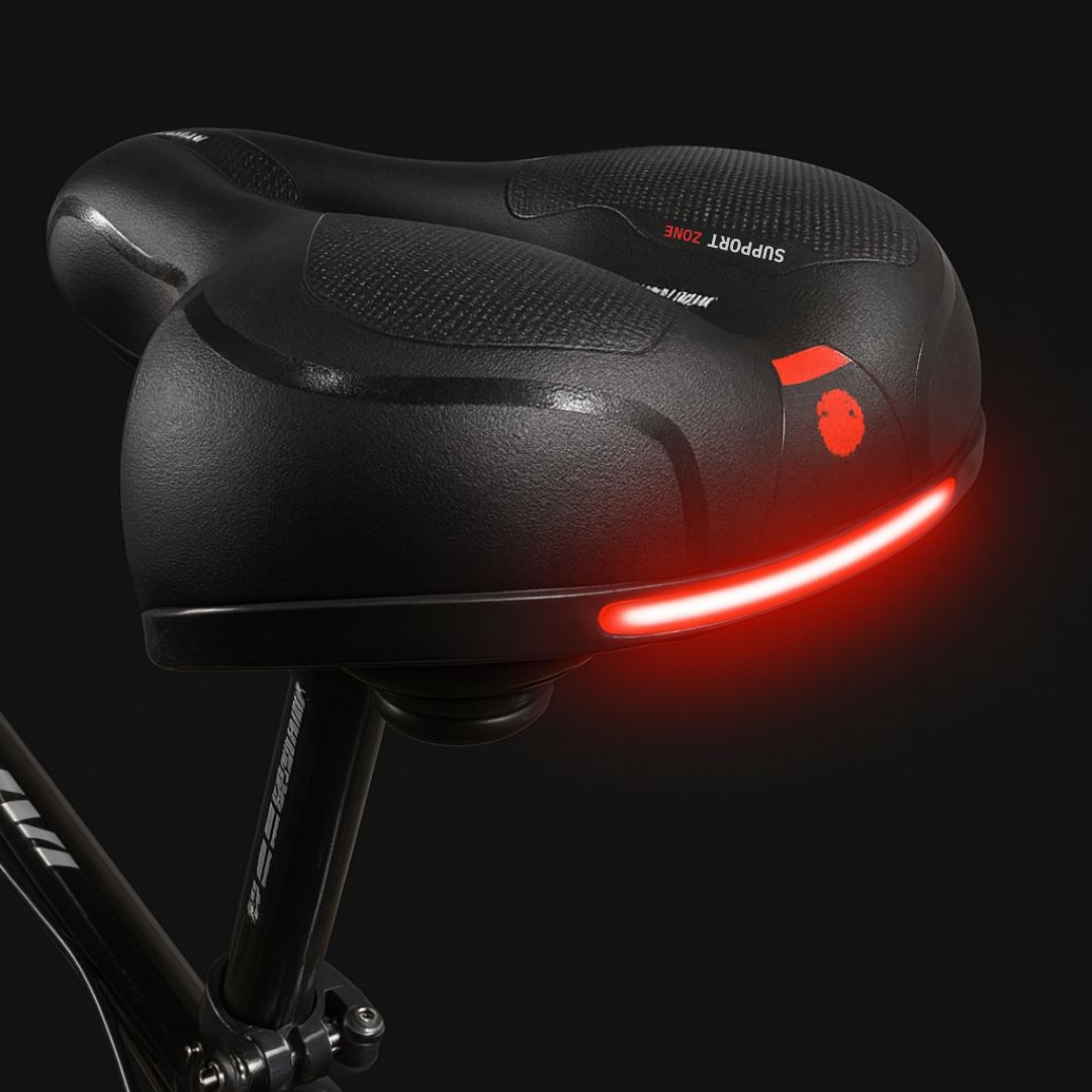 Cykelsadel för herr & dam | Bekväm sadel med fjädring | SellaPro