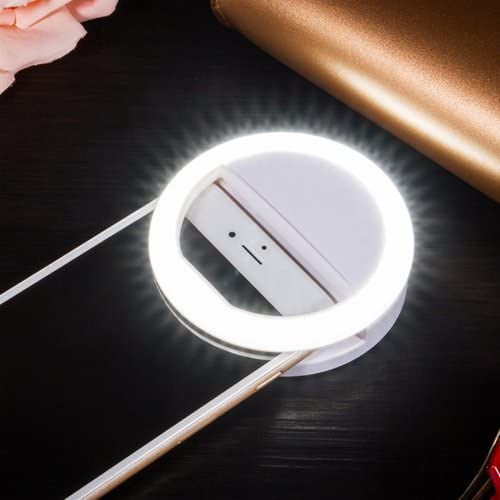 Bärbar ringlampa för selfies – GlowSnap