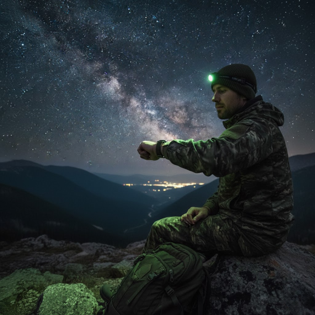 ShadowTime | Militärklocka – lysande precision för äventyr och natt