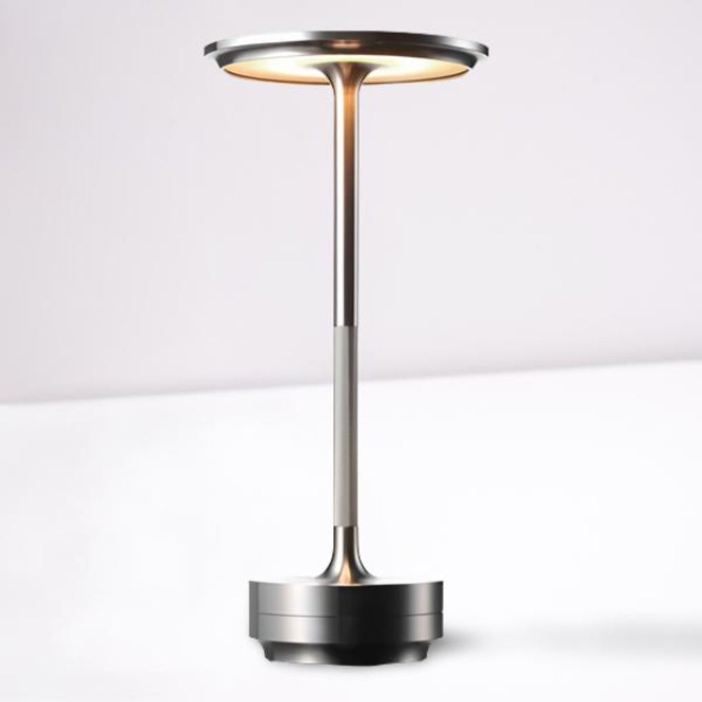Bärbar sladdlös bordslampa