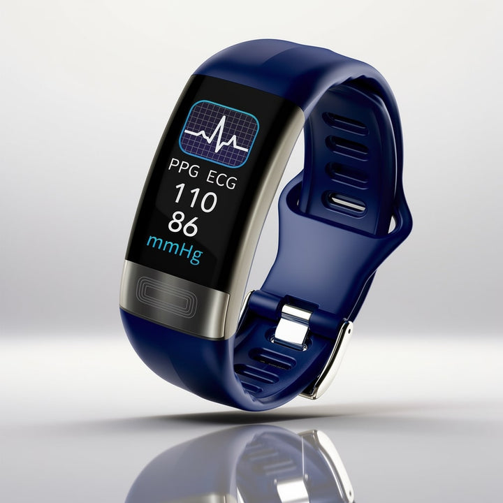 Smartklocka med EKG, pulsmätning, blodtrycksmätning och sömnövervakning för kvinnor och män | Fitnessarmband | Vitaro