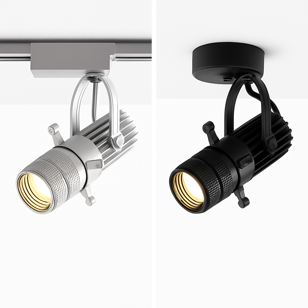 Justerbar LED-spotlight med Reglerbar Spridning