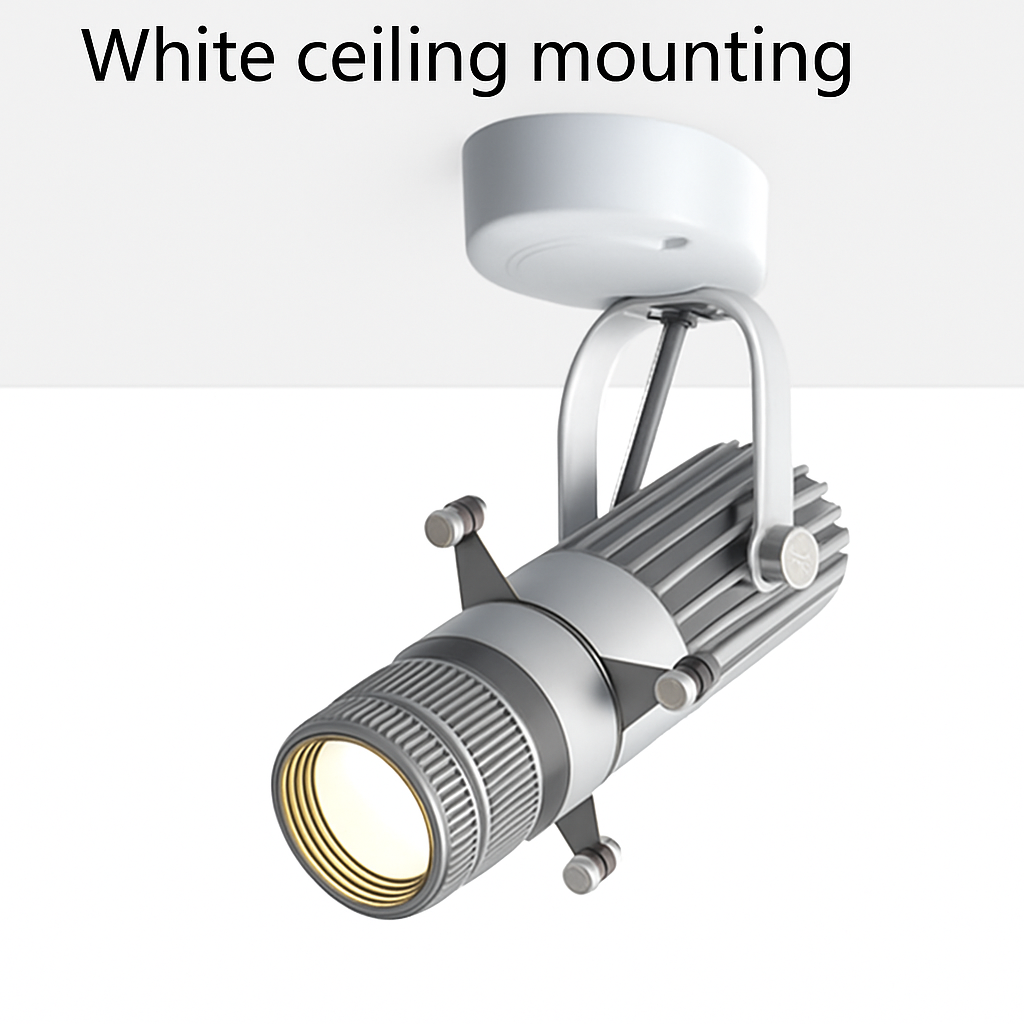 Justerbar LED-spotlight med Reglerbar Spridning