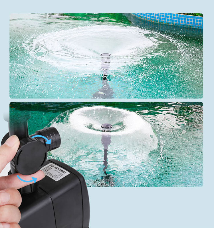 OasisStream lyxig vattenpump | Slitstark utomhuspump för fontäner med utbytbara munstycken