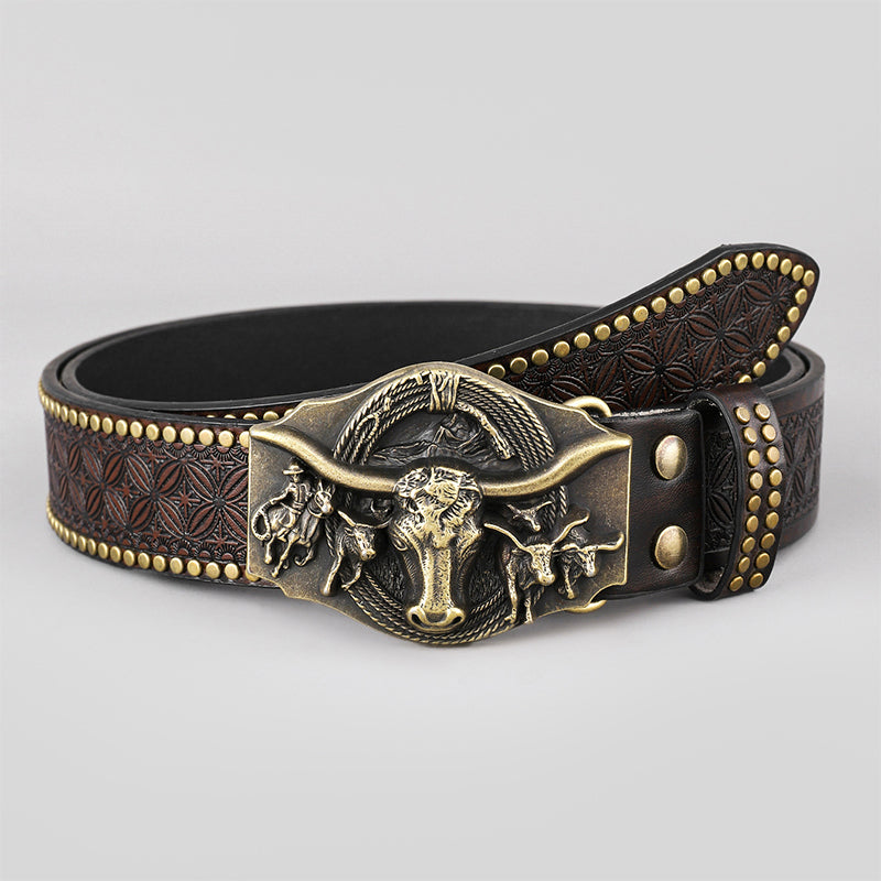 Vintage västerncowboy-stil bälte