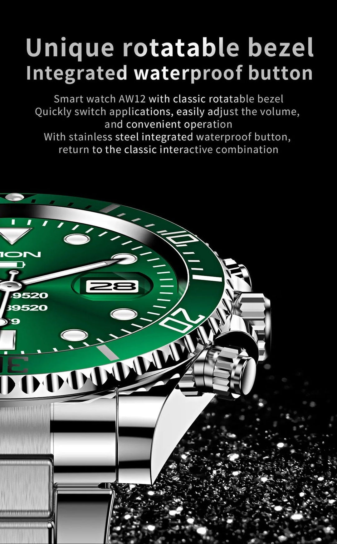 TimeMaster smartklocka - Elegant stål | Avancerad teknik