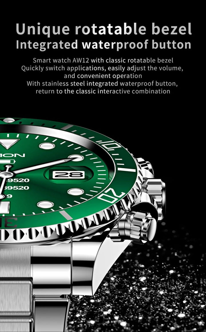 TimeMaster smartklocka - Elegant stål | Avancerad teknik