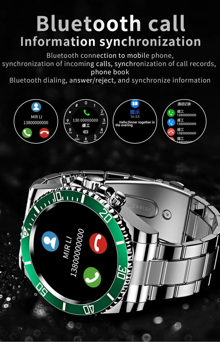 TimeMaster smartklocka - Elegant stål | Avancerad teknik